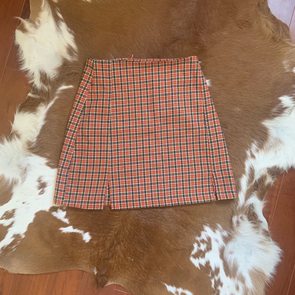 Plaid skirt